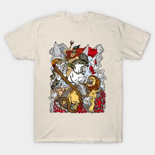 Bellerophon fighting the Chimera T-Shirt